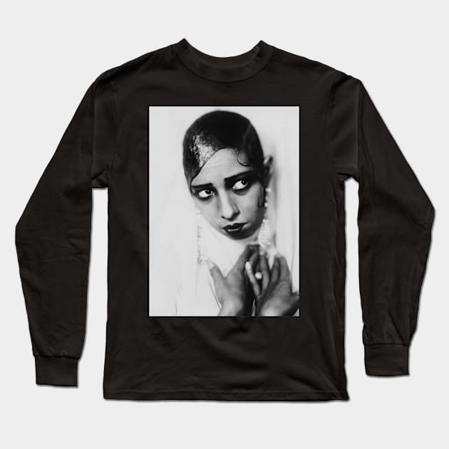 Josephine Baker Long Sleeve T-Shirt by SILENT SIRENS